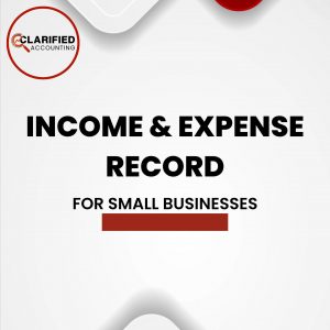 Income and Expense Record For Small Businesses