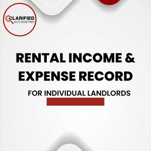 Rental Income and Expense Record For Individual Landlords